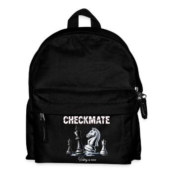 Conception stratégique de la victoire aux échecs - Sac à dos Enfant - noir - Devant
