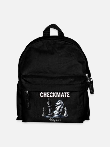Conception stratégique de la victoire aux échecs - Sac à dos Enfant - noir