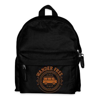 Wander Free – Voyagez sans frontières - Sac à dos Enfant - noir - Devant