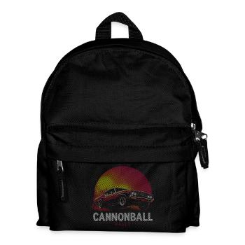 Muscle Car de Halftone Rallye Cannonball - Sac à dos Enfant - noir - Devant