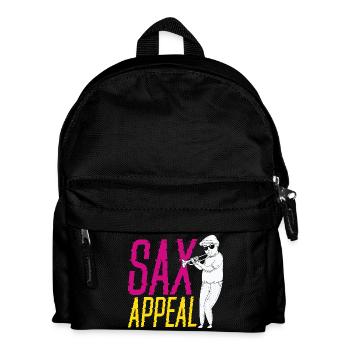 Sax Appeal Saxophone Saxophonist Jazz Jazz Band - Kids' Backpack - black - Front