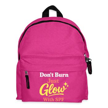 Spf Kultur Identität Hautpflege Humor - Kinder Rucksack - Fuchsia - Vorne