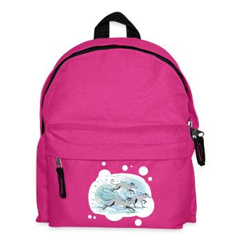 greyhounds - Kids' Backpack - fuchsia - Front