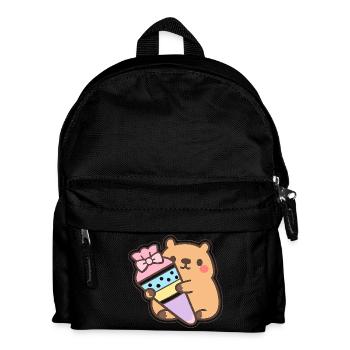 Capybara School Child – 1st Grade - Kids' Backpack - black - Front