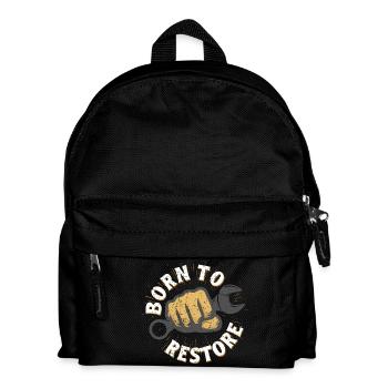 Auto Restauration Born To Restore - Kids' Backpack - black - Front