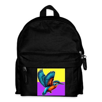martin-pêcheur - Sac à dos Enfant - noir - Devant