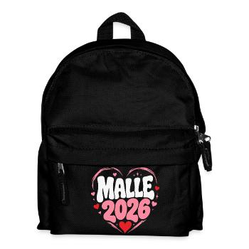 Malie 2026 Heart Design - Kids' Backpack - black - Front