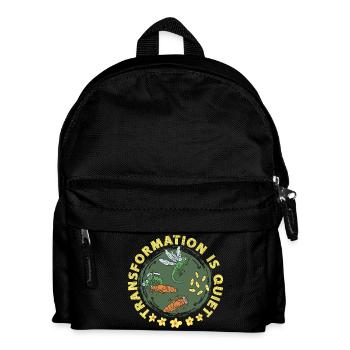 La transformation Libellule Libellule est silencieuse - Sac à dos Enfant - noir - Devant