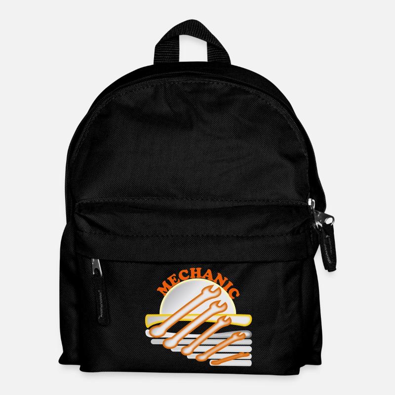Mechanic's Tool Design - Kids' Backpack - black