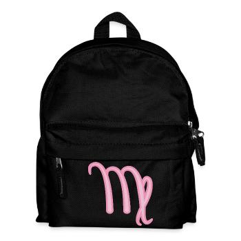 Jungfrau Sternzeichen Pastellrosa - Kinder Rucksack - Schwarz - Vorne