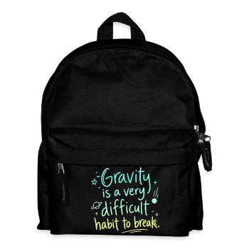 Gravity: A Habit That Is Hard to Break - Kids' Backpack - black - Front