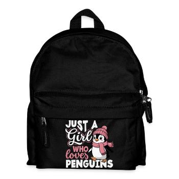 Cute Penguin - Gift for Penguin Lover - Kids' Backpack - black - Front