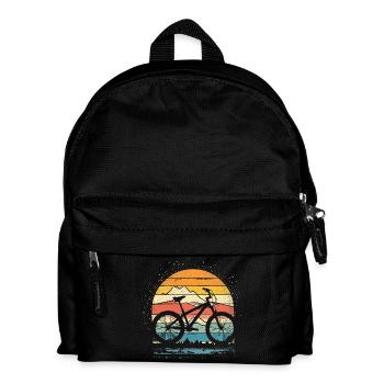 Style rétro du VTT - Sac à dos Enfant - noir - Devant