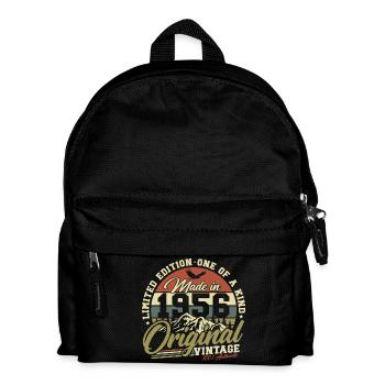 Vintage 1956 Vintage Birthday Gift - Kids' Backpack - black - Front