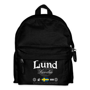 Lund Schweden Streetwear Reise Souvenir - Kinder Rucksack - Schwarz - Vorne
