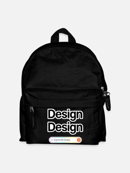 NOAI-Design - Kinder Rucksack - Schwarz