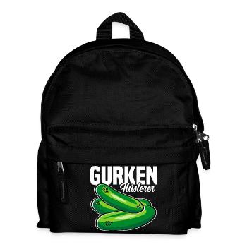 Gurken Flüsterer - Kinder Rucksack - Schwarz - Vorne