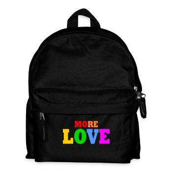 More love - Sac à dos Enfant - noir - Devant