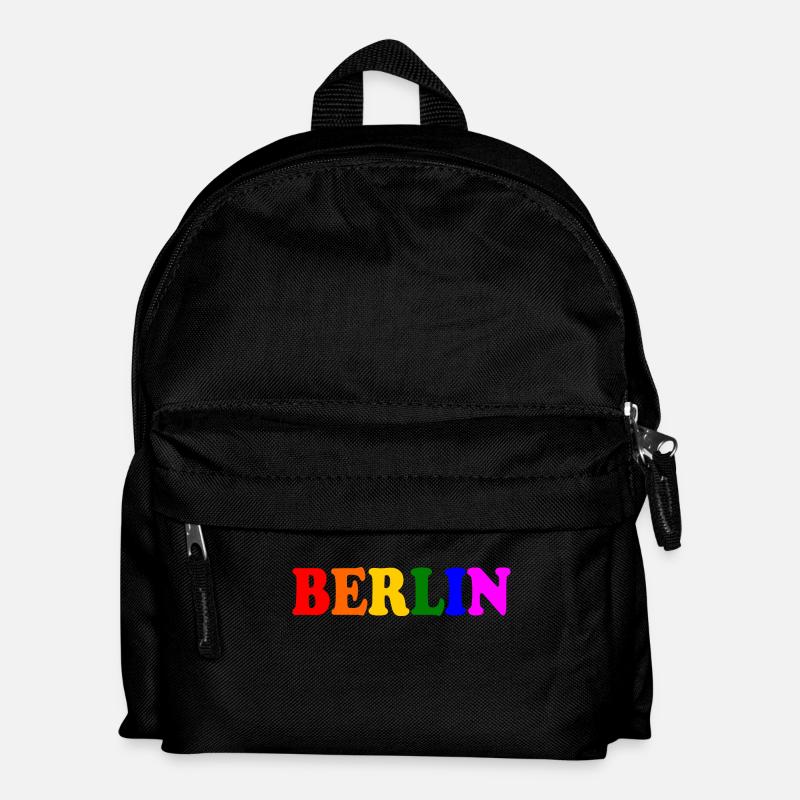 Berlin - Kinder Rucksack - Schwarz