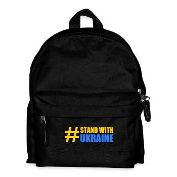 stand with ukraine - Kids' Backpack - black - Front