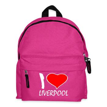 I LOVE LIVERPOOL - Sac à dos Enfant - fuchsia - Devant