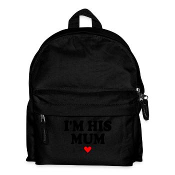 i'm his mom - Sac à dos Enfant - noir - Devant
