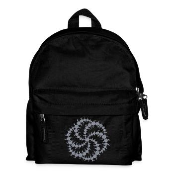 crop circle - Kinder Rucksack - Schwarz - Vorne