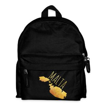 malta - Kinder Rucksack - Schwarz - Vorne