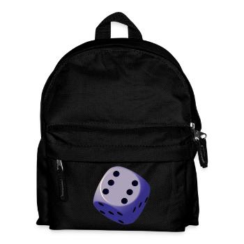 Würfel, Spiel, Spaß - Kinder Rucksack - Schwarz - Vorne