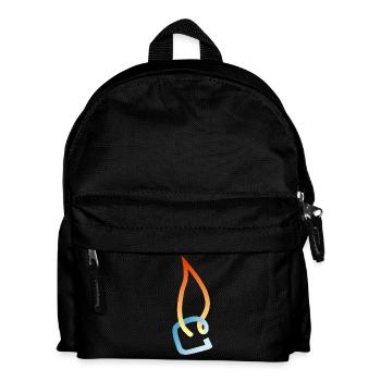 Eisheiss Bandlogo - Kinder Rucksack - Schwarz - Vorne