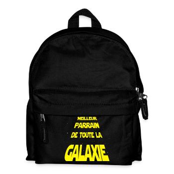 Meilleur Parrain de la galaxie - Sac à dos Enfant - noir - Devant