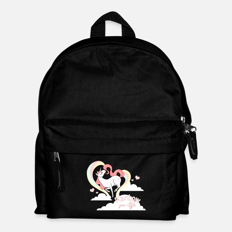 Rainbow Your Little Life - Kinder Rucksack - Schwarz