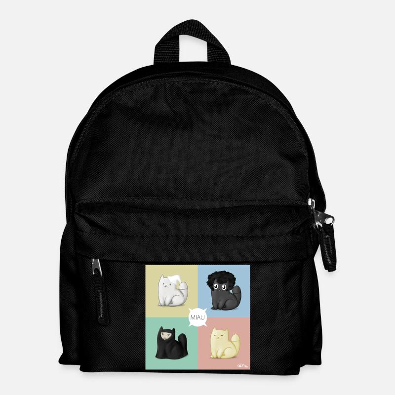 we are all just cats - Kids' Backpack - black