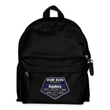 Wahre Helden Augsburg - Kinder Rucksack - Schwarz - Vorne