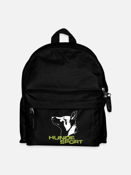 Hundesport Malinois - Kinder Rucksack - Schwarz