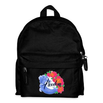 Hawaii-Freiheit - Kinder Rucksack - Schwarz - Vorne