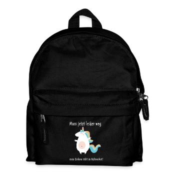 unfortunately has to go, my unicorn is in the no-hold - Kids' Backpack - black - Front