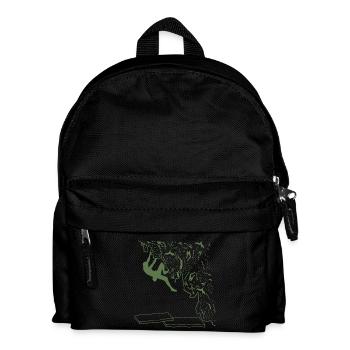 Bouldern aus Leidenschaft - Kinder Rucksack - Schwarz - Vorne