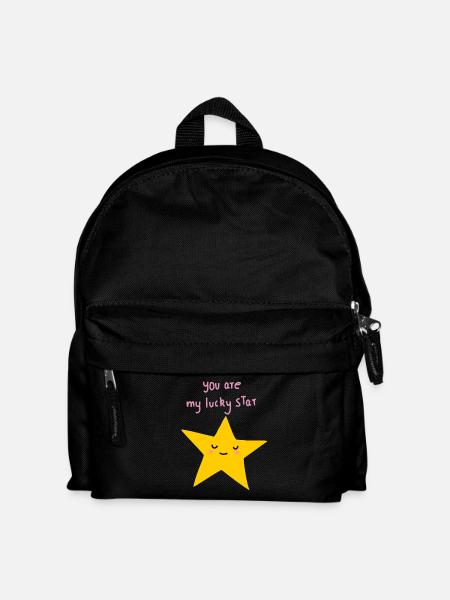 Lucky Star - Kinder Rucksack - Schwarz