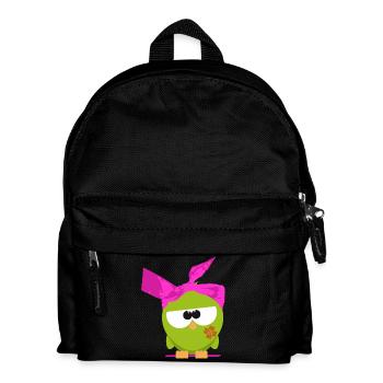 Birdie with headscarf - Kids' Backpack - black - Front