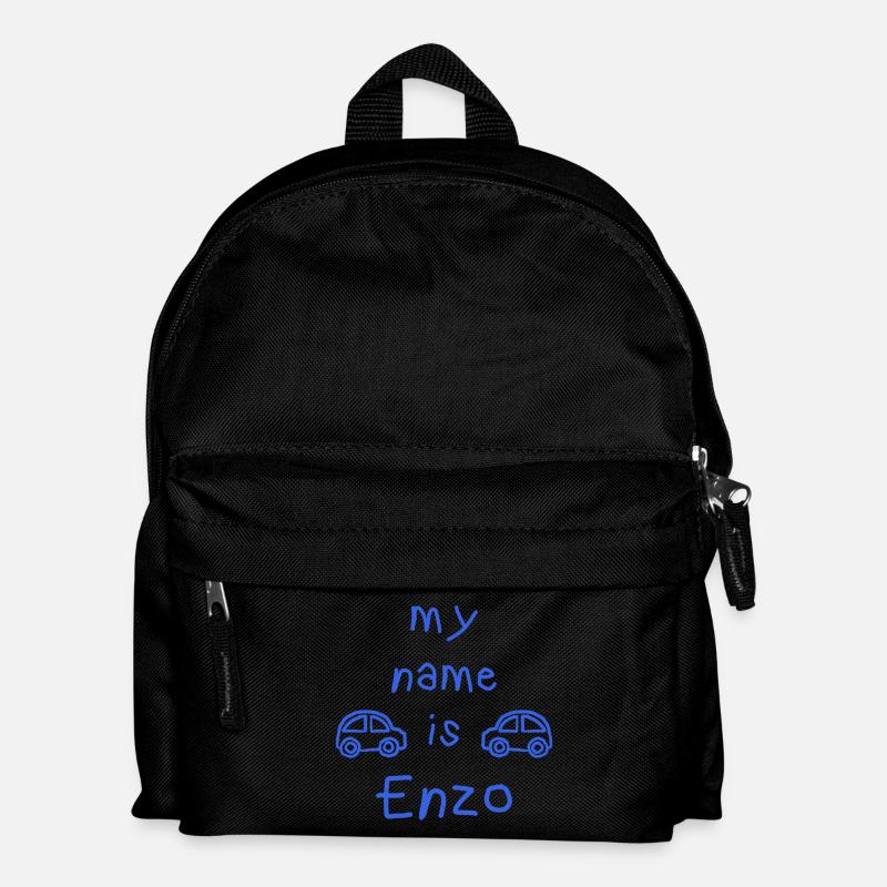 ENZO MY NAME IS - Kids' Backpack - black