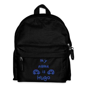 MEIN NAME IST HUGO - Kinder Rucksack - Schwarz - Vorne