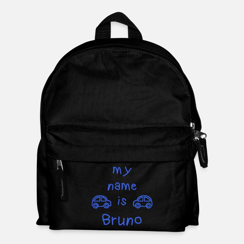 BRUNO MY NAME IS - Kids' Backpack - black