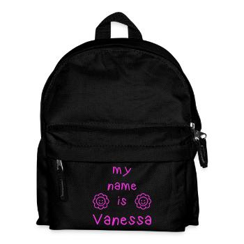 VANESSA IST MEIN NAME - Kinder Rucksack - Schwarz - Vorne