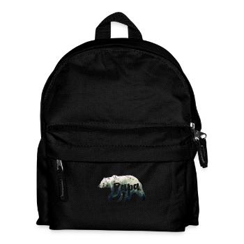 Papa Bear - Kids' Backpack - black - Front