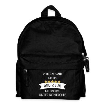 Vertrau mir Regisseur - Kinder Rucksack - Schwarz - Vorne