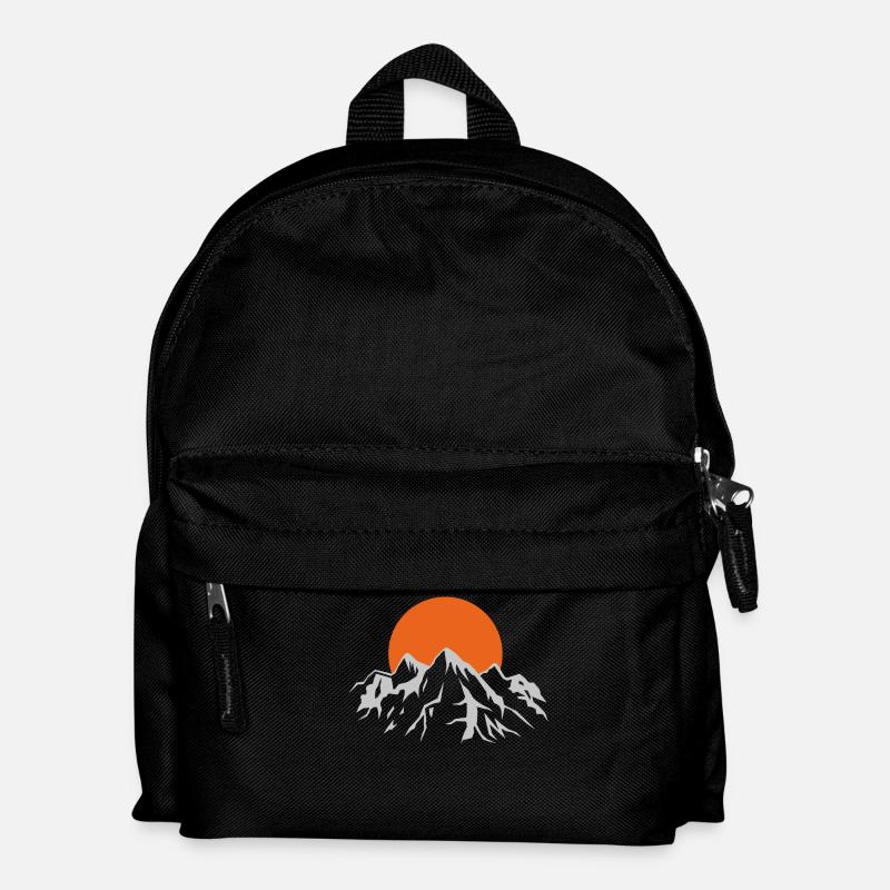 Montagnes - Sac à dos Enfant - noir