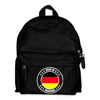 HANNOVER - Kinder Rucksack - Schwarz - Vorne