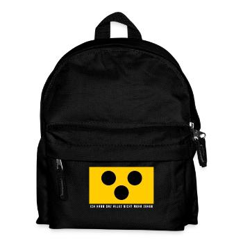 Blinde - Kinder Rucksack - Schwarz - Vorne