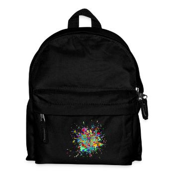 Heart strongly in love - Kids' Backpack - black - Front